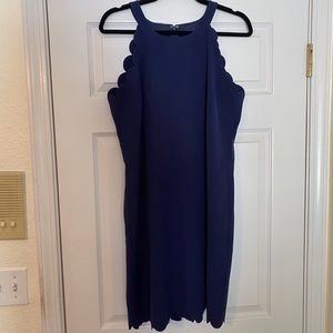 Scalloped Formal Dress